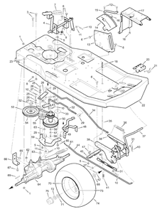 Part Location Diagram of 164X1MA Briggs and Stratton SPRING-COMPRESSION